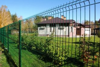 Заборы из сетки 3d