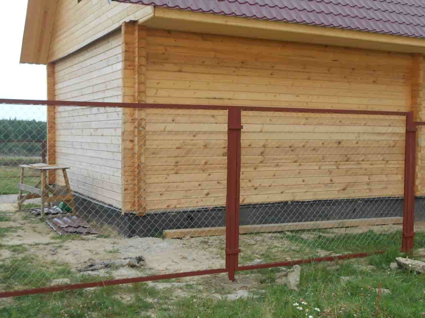 Заборы из сетки рабица